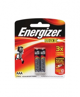 Energizer® MAX AAA Alkaline Batteries - 2pcs pack